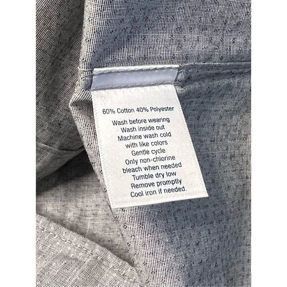 Urban Pipeline Collared Western Modern Shirt MEDIUM $50‎ NWT Gray Flap Pockets - Picture 10 of 12